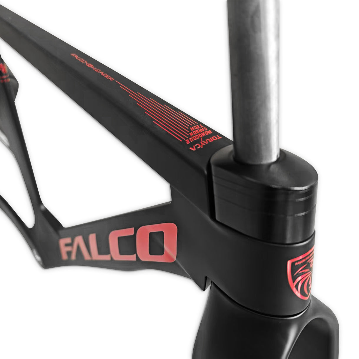 Falco Fixed Gear Bicycle Frameset Carbon Fiber 700C Lightweight BSA T800 With Fork Seatpost Track Bike Frame Set