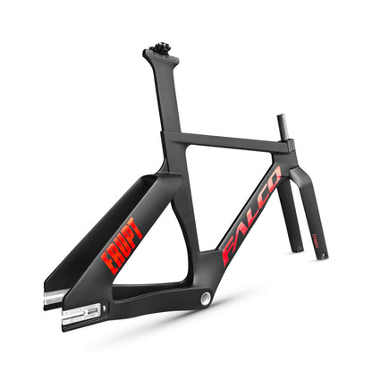 Falco Fixed Gear Bicycle Frameset Carbon Fiber 700C Lightweight BSA T800 With Fork Seatpost Track Bike Frame Set