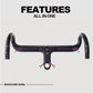 FALCO outside cable and internal cable OD2 handlebar compatible 28.6 and 31.8mm steerer for GIANT TREK
